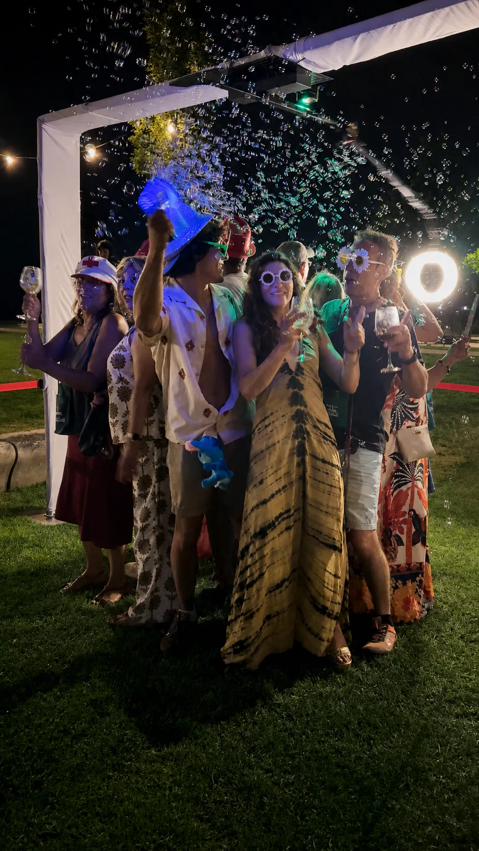 Fiesta nocturna con videomatón 360º ProTour360 en Arrúbal