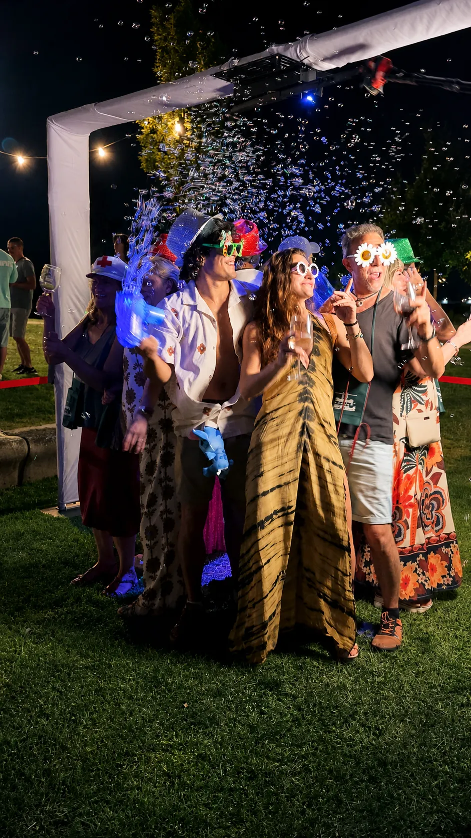 Videomatón 360º en IV Arrúbal Entre Vinos 2026 con luces y burbujas