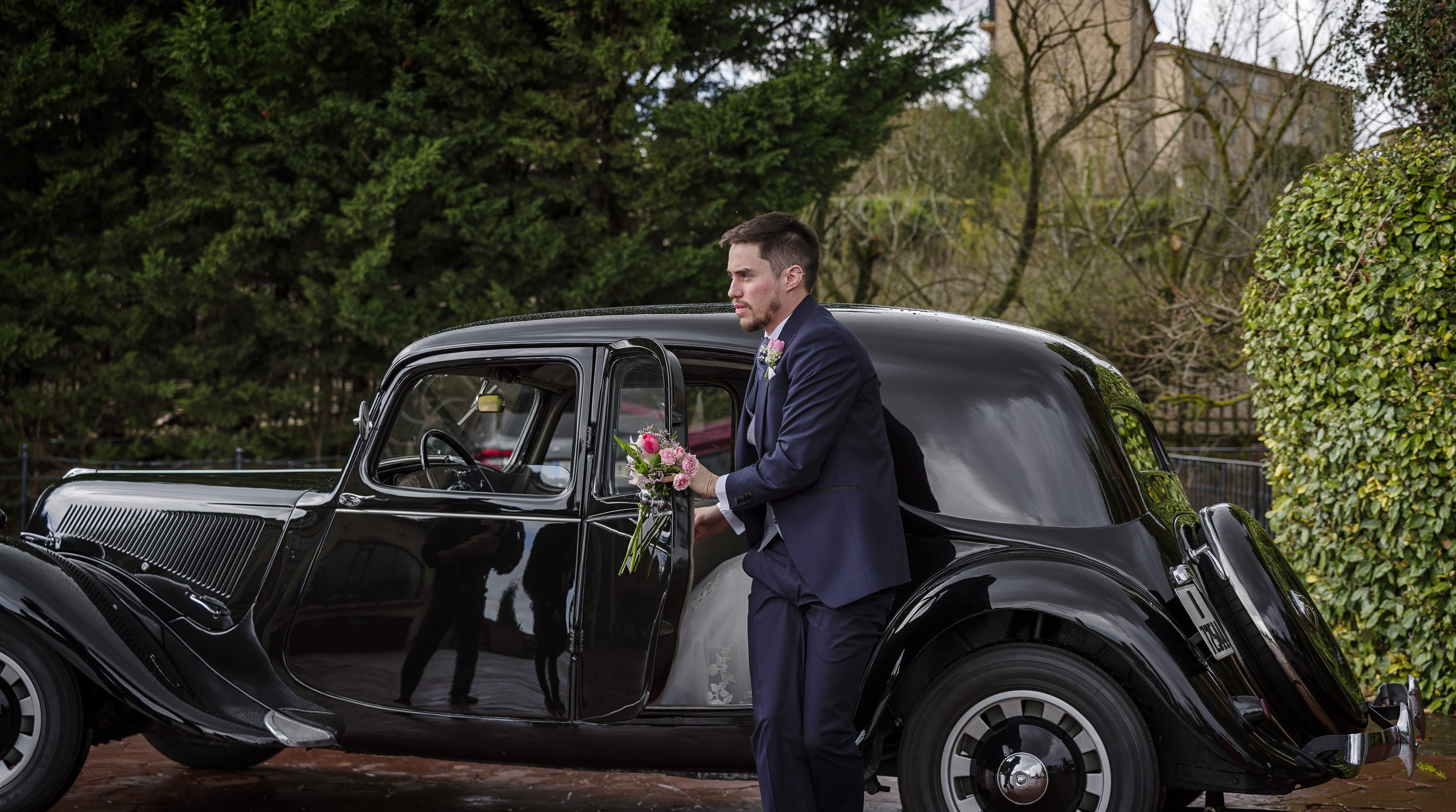 retrato de novios en Villa Lucía, Laguardia