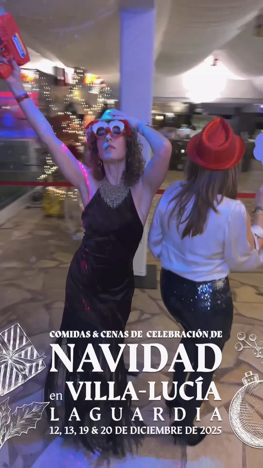 Evento de Navidad en Villa-Lucía con gastronomía y espectáculo