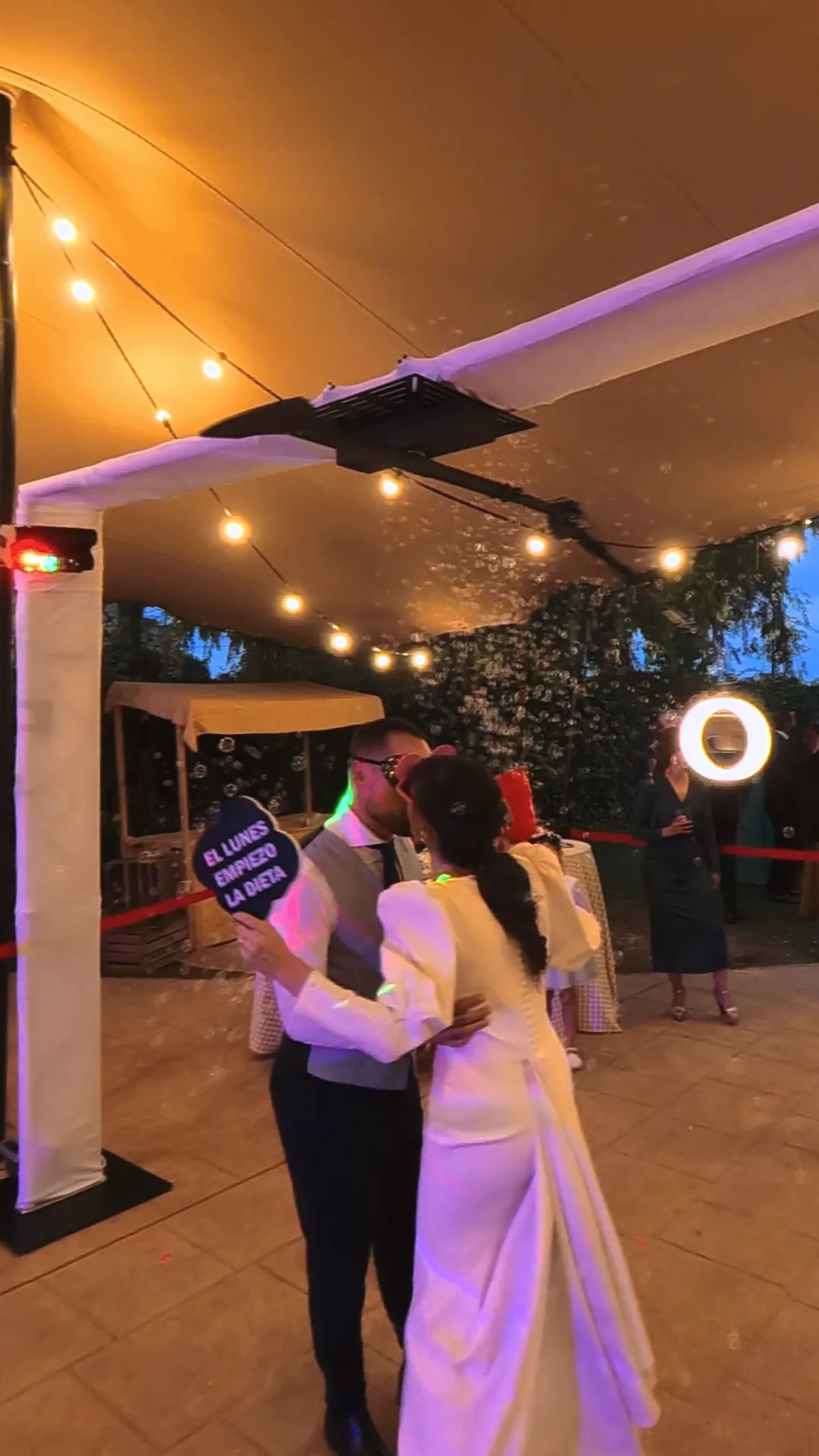 Videomatón 360 en acción: diversión y recuerdos únicos en la Huerta Vieja,Laguardia